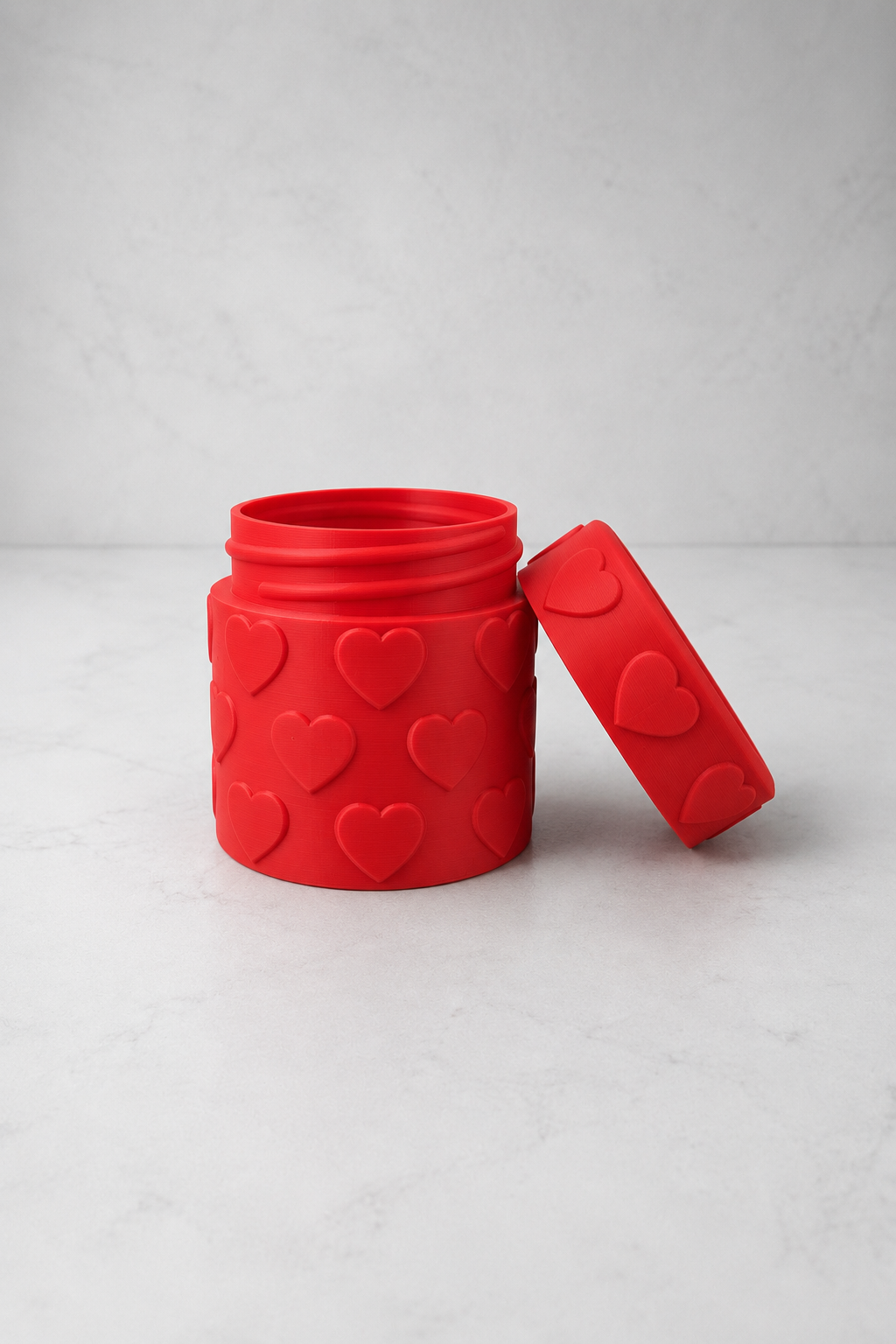 4 Vial Heart Container